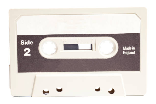 istock Close up of retro audio cassette tape,side 2 2160133284