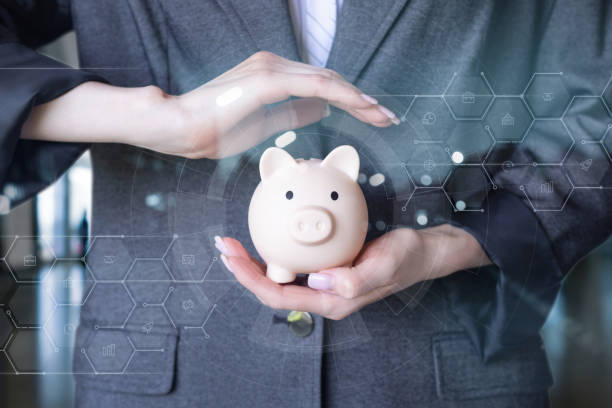 istock The concept of saving and protecting savings. 2160135317