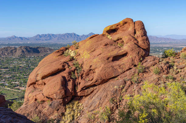 istock Rock Formation on Echo Canyon Trailhead, Camelback Mountain, Phoenix, Arizona 2160155365