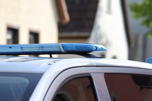 Close-Up Of Police Car