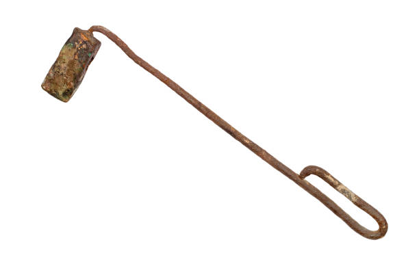 istock Antique hand soldering iron isolated on a white background. 2160158535