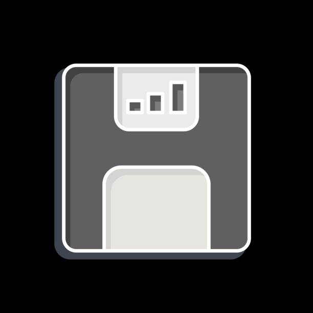 istock Icon Floppy Disk. related to Office symbol. glossy style. simple design illustration 2160169397
