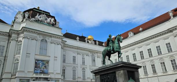 Vienna, Austria – March 15, 2024: Josefsplatz (English: Joseph's Square) in Vienna, Austria.
