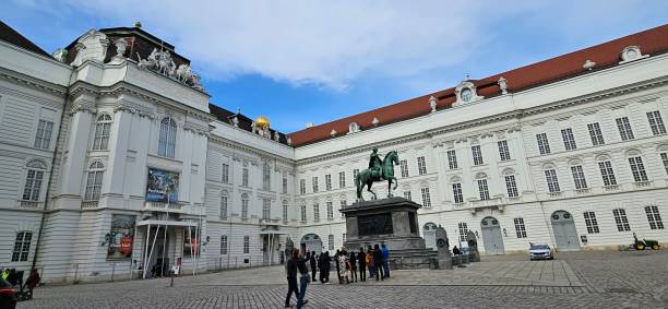 Vienna, Austria – March 15, 2024: Josefsplatz (English: Joseph's Square) in Vienna, Austria.