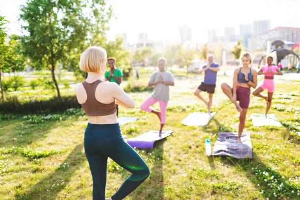 istock Yoga class outdoors 2160192984
