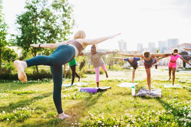 istock Yoga class outdoors 2160192997