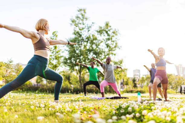 istock Yoga class outdoors 2160193012