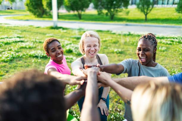 istock Yoga class outdoors 2160193194