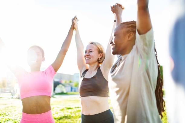 istock Yoga class outdoors 2160193215