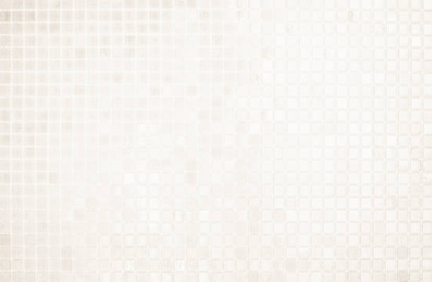 istock Cream light ceramic wall chequered and floor tiles mosaic background in bathroom, kitchen. Design pattern geometric with grid wallpaper texture decoration pool. Simple seamless abstract surface clean. 2160197062