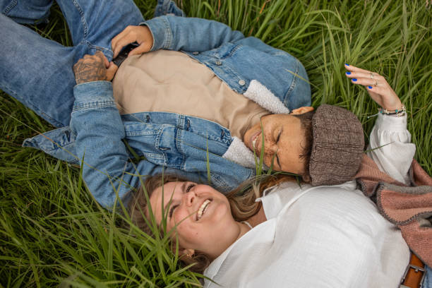 istock Beautiful young diverse lesbian couple in rural Netherlands on a spring day 2160200675
