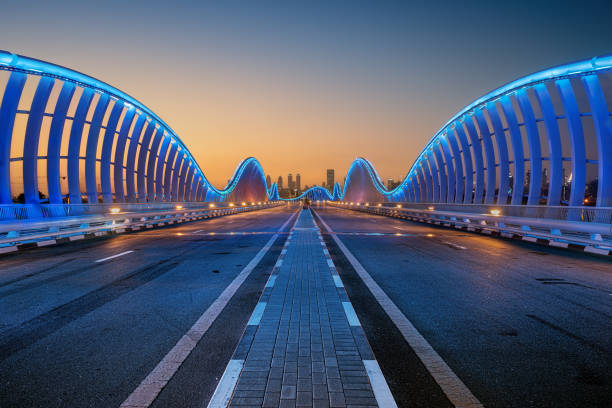istock he Meydan Bridge at sunset, Dubai, United Arab Emirates 2160204105