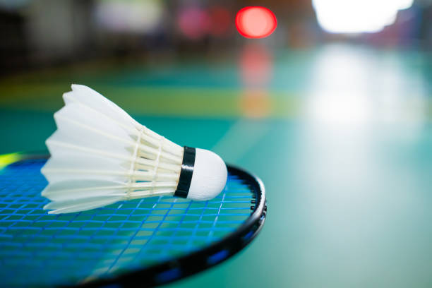 istock Racket and shuttlecock, competitive racket sport activity and leisure and competitiveness concept copyspace. 2160208016