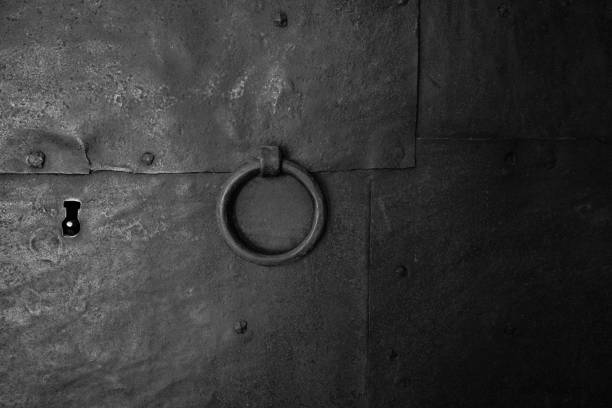 The  iron and  vintage door