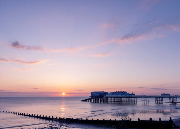 istock Cromer Pier, pastel colours and low tide 2160218671