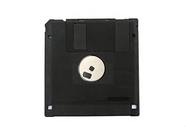 istock Old 3.5-inch floppy disk or diskette isolated on white background 2160227967