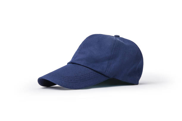 istock Blue baseball cap isolated on white background;  perspective view 2160231861