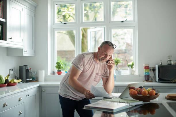 istock speaking to your bank via phone 2160231977