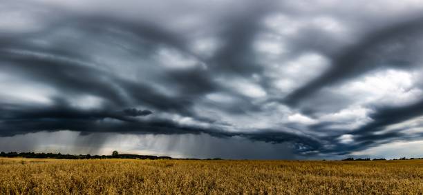 istock Asperitas clouds - the newest cloud type - before the storm. Lithuania 2160232864