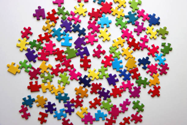 istock Colorful Jigsaw Puzzle Pieces 2160233377