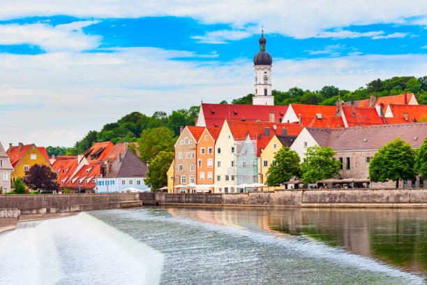 istock Landsberg am Lech town in Bavaria, Germany 2160233817