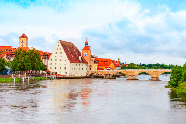 istock Bridge Tower or Brueckturm in Regensburg 2160233855