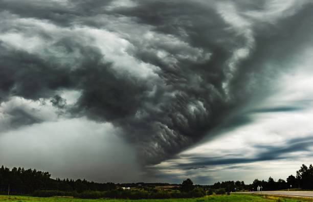 istock Asperitas clouds - the newest cloud type - before the storm. Lithuania 2160242303