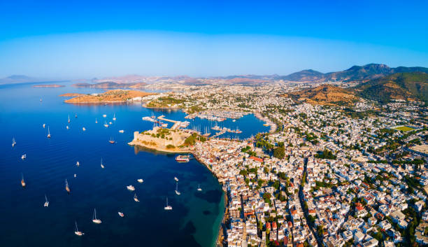istock The Bodrum Castle and marina aerial panoramic view in Turkey 2160245567