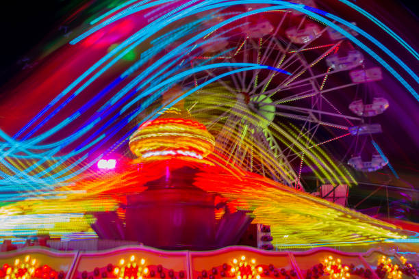 istock Ferris wheel in Malta at night 2160251294