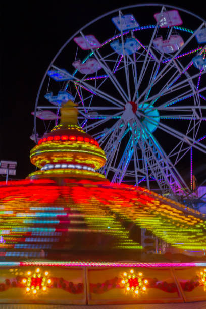 istock Ferris wheel in Malta at night 2160251297