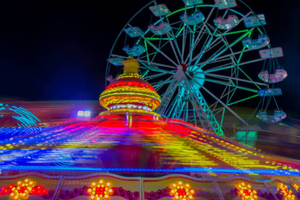 istock Ferris wheel in Malta at night 2160251308