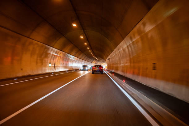 istock Traffic on highway in tunnel , Germany 2160252809
