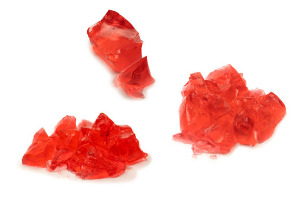 istock Sweet fruit jelly dessert isolated on a white background. 2160263924