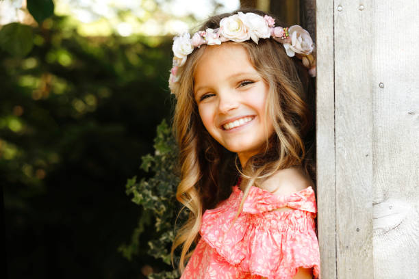 istock Little Girl in Garden 2160274001