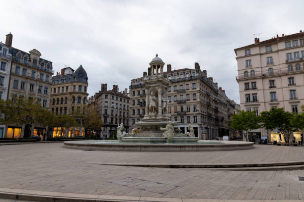 istock Lyon overlooking the Place de Jacobins with fountain in spring 2160275545