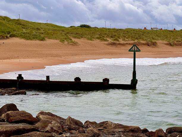 istock Seaton Sluice beach in Northumberland 2160289028