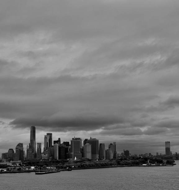 istock New York Skyline in Black and White 2160291815