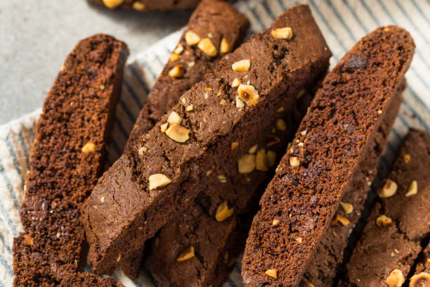 istock Italian Homemade Chocolate Biscotti 2160297141
