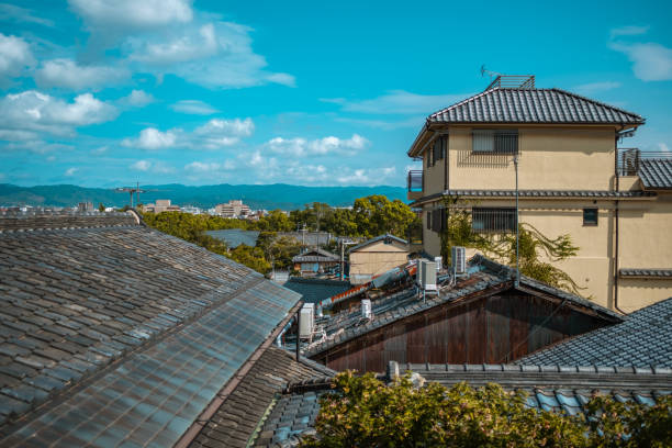 istock Hotel rooftop in Kyoto 2160297286