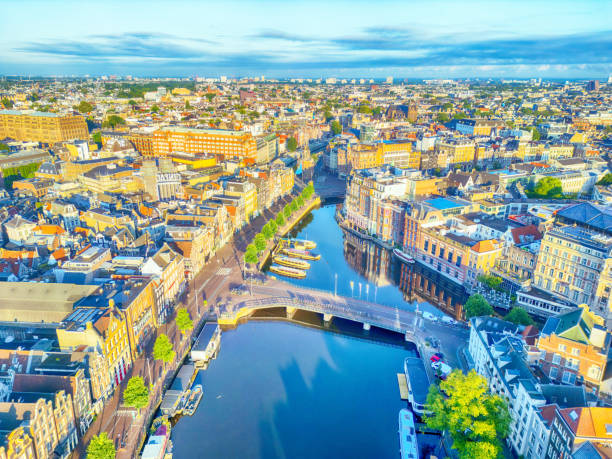 istock Aerial view of Amsterdam 2160301095