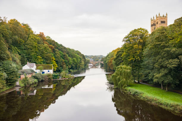istock River Wear, Durham Cathedral and the Old Corn Mill, Durham, UK 2160301789