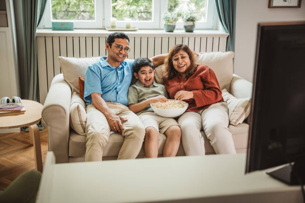 istock Happy family spending time together 2160305454