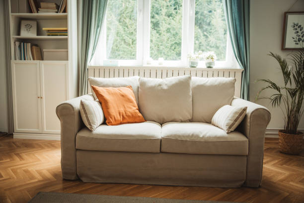 interieur des wohnzimmer - sofa stock-fotos und bilder