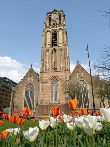 istock Main facade of Laurenskerk in Rotterdam, Netherlands 2160308975