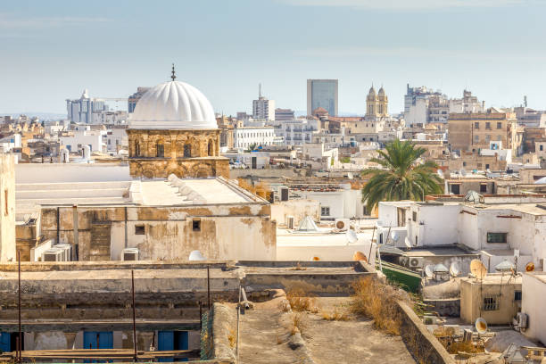 istock Aerial view of Tunis, Tunisia 2160310124