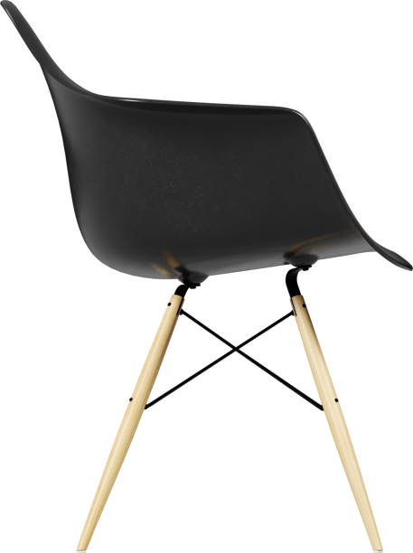 istock Side view of black polycarbonate armchair 2160312643