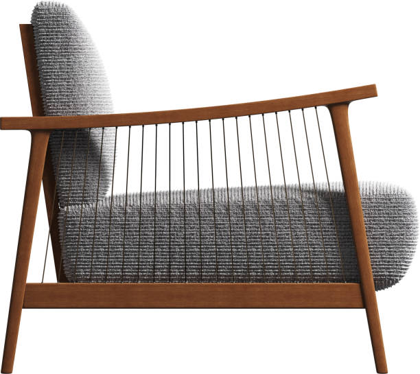 Side view of armchair