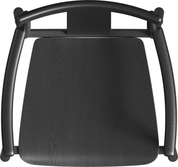 istock Top view of black armchair 2160317575