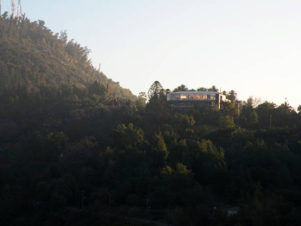 istock Cable car station on San Cristobal Hill, Santiago, Chile 2160329319