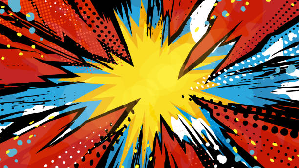 illustrazioni stock, clip art, cartoni animati e icone di tendenza di linee concentrate - manga
